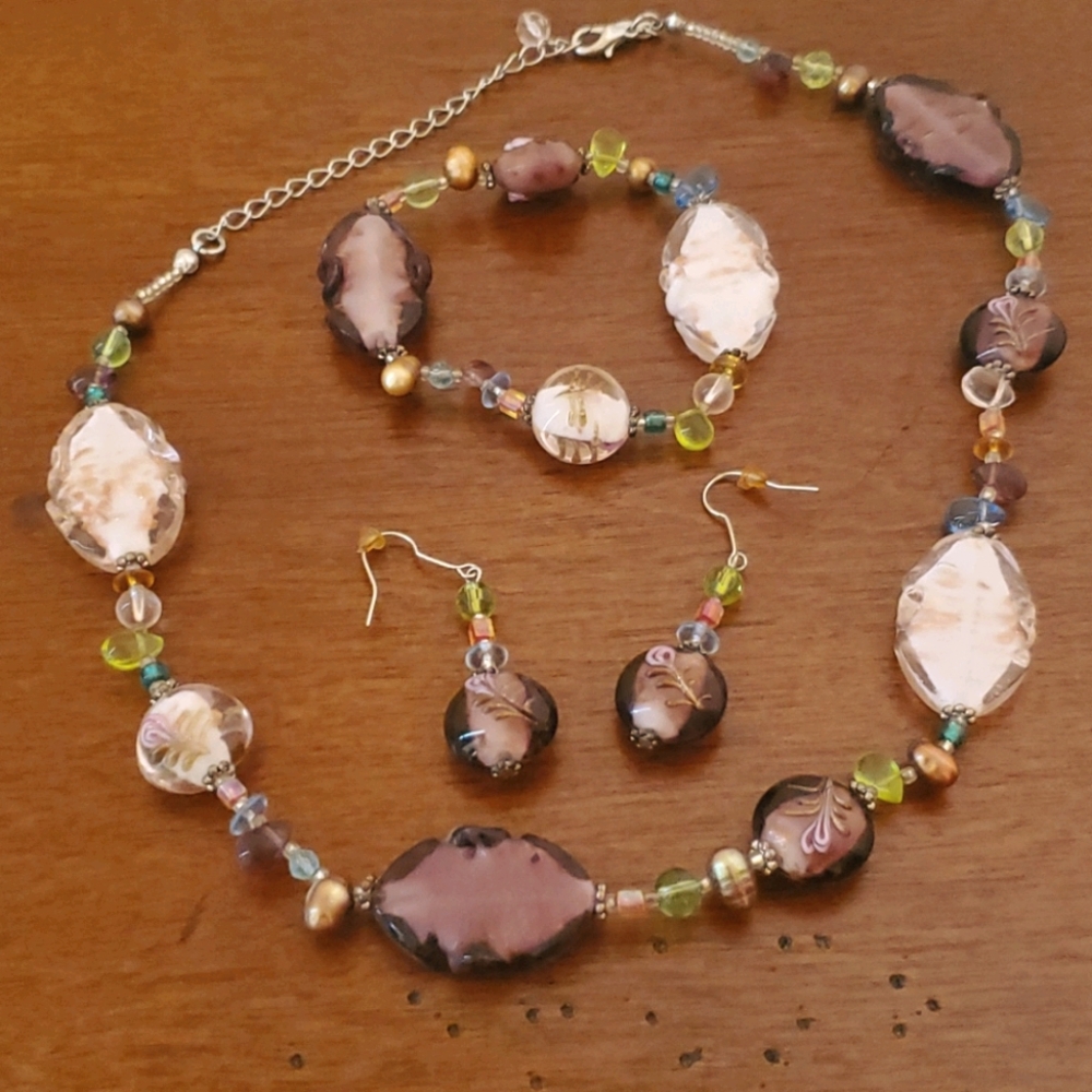 Premier Necklace, bracelet & earrings